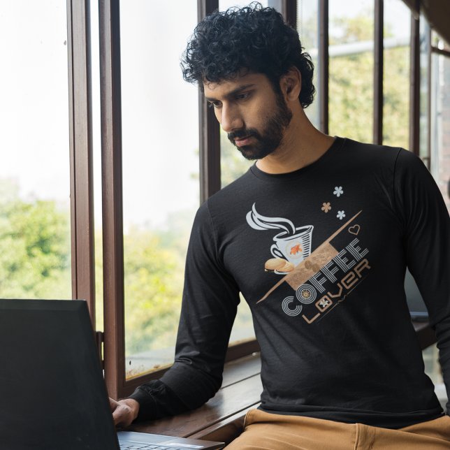 Camiseta Design do café Lover (Criador carregado)