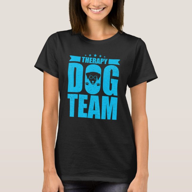 Camiseta Design do Cão Terapêutico - Equipe do Cão Terapêut (Frente)