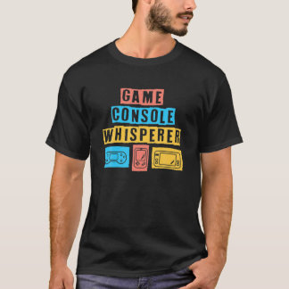 Camiseta Design do Controlador Whisperer do Console de Jogo