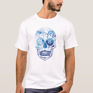 Camiseta Design do crânio do açúcar