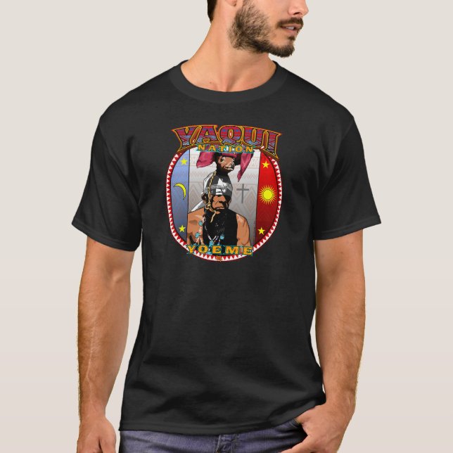 Camiseta Design do dançarino dos cervos de Yaqui Yeome (Frente)