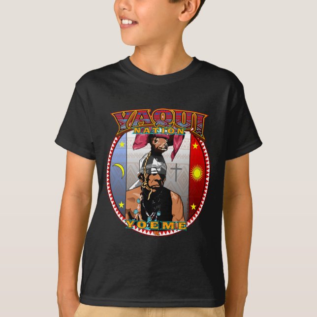 Camiseta Design do dançarino dos cervos de Yaqui Yeome (Frente)