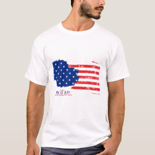 Camiseta design do Dia da Independência de 4 de julho