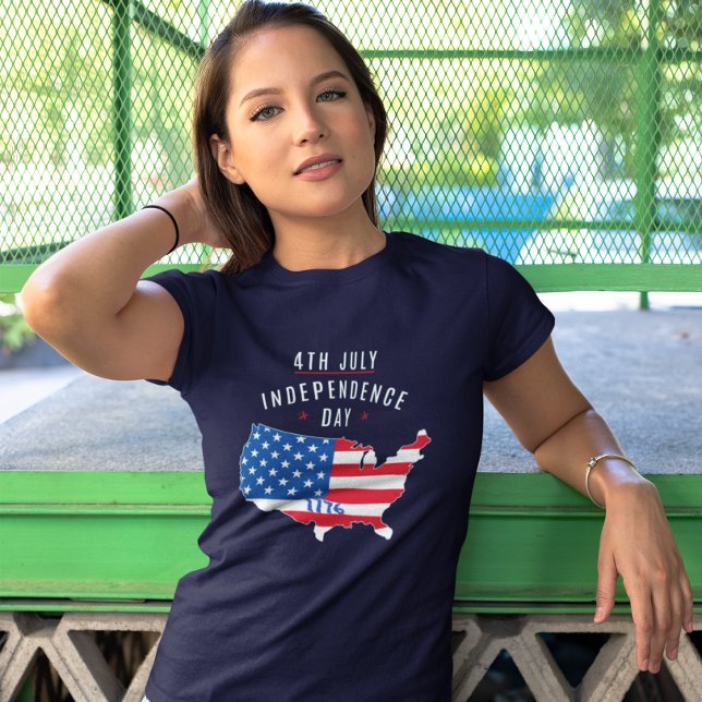 Camiseta design do Dia da Independência em 4 de JULHO (Criador carregado)