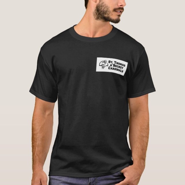 Camiseta Design do encosto - preto (Frente)