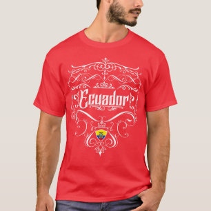 Camiseta Design do Equador Vintage