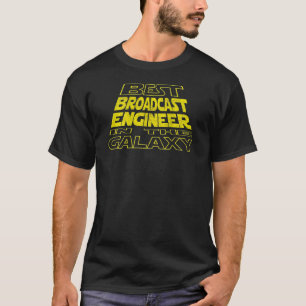 Camiseta Design do espaço do Engenheiro de transmissão