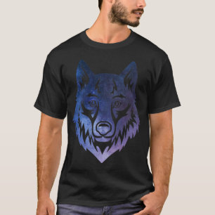 Camiseta Design do espaço do lobo Sigma