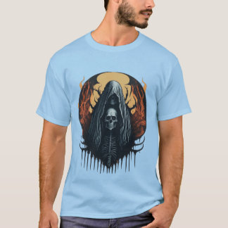 Camiseta Design do Espectral de Metal de Morte de Assombraç