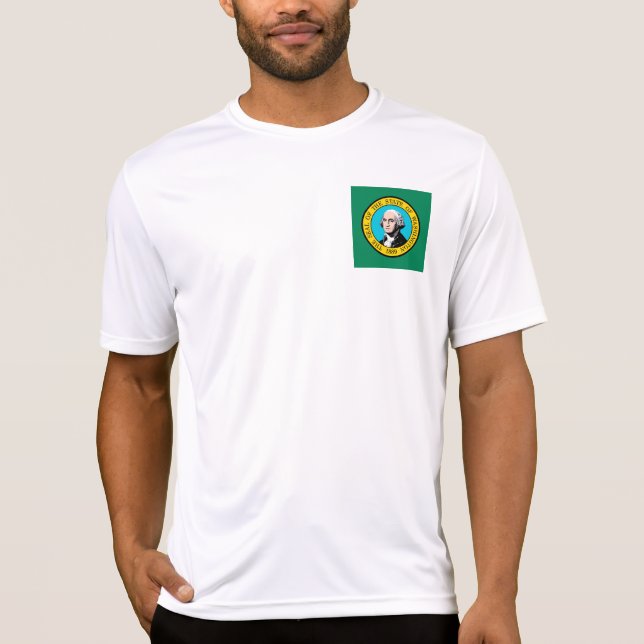 Camiseta Design do Estado de Washington (Frente)