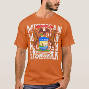 Camiseta Design do Estado do Michigan