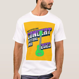 Camiseta Design do Festival de Música Retro