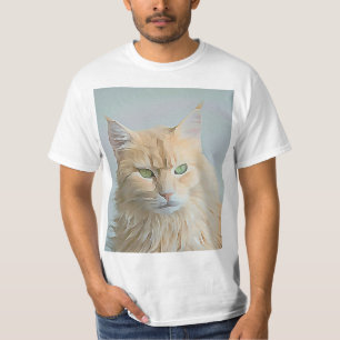 Camiseta Design do Gatinho bonito