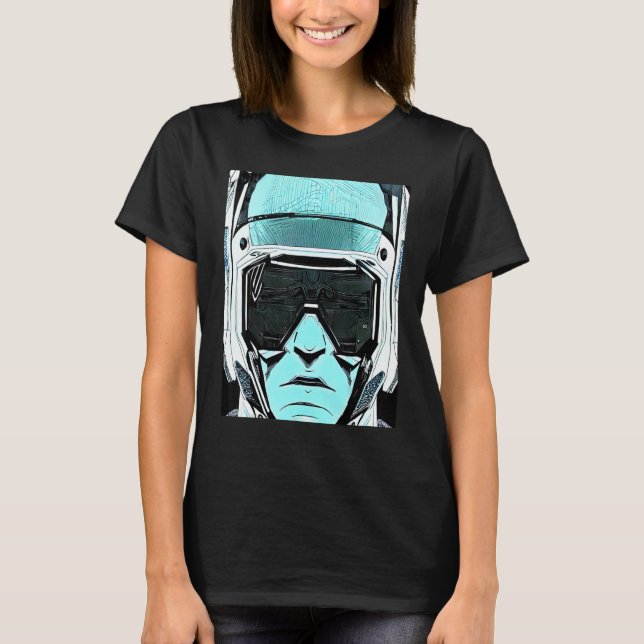 Camiseta Design do Geek do Hacker Cyberpunk_7 (Frente)