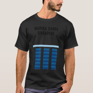 Camiseta Design do hotel Marina Sands, em Sing