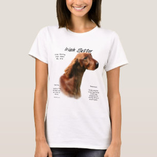 Camiseta Design do Irish Setter History