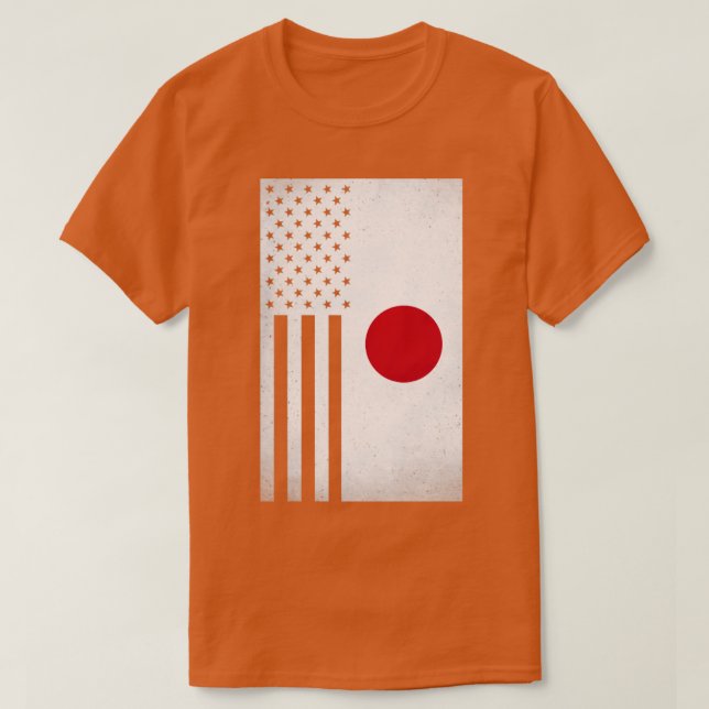 Camiseta Design do Japão para os orgulhosos japoneses ameri (Frente do Design)