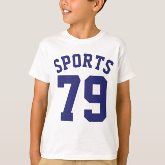 Camiseta Design do jérsei dos esportes dos miúdos | do