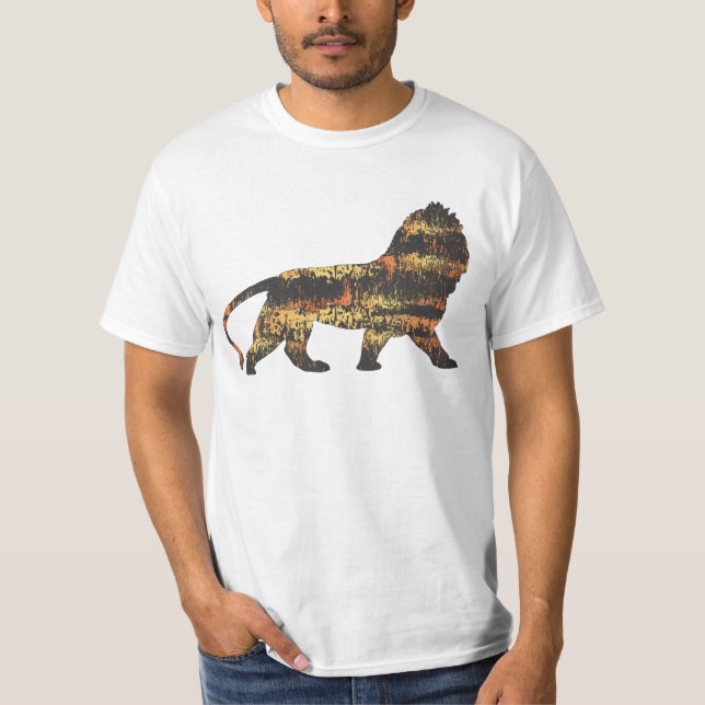 Camiseta Design do leão (Frente)