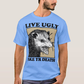 Camiseta Design do Live Ugly Possum