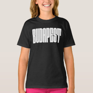 Camiseta design do logotipo da cidade de Budapeste