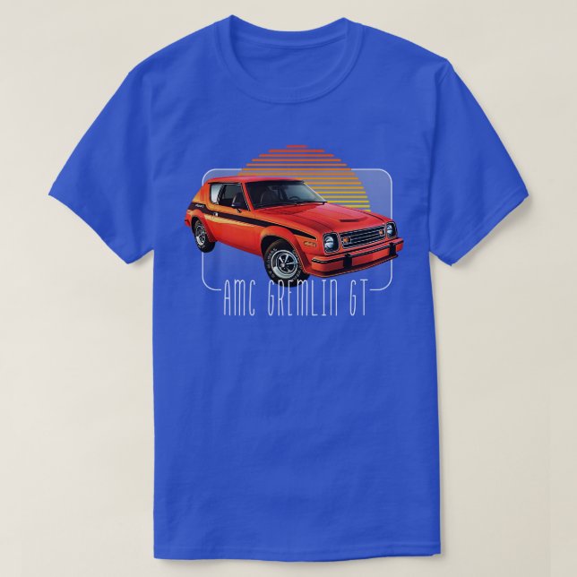 Camiseta DESIGN do Lover Clássico Retroativo AMC Gremlin (Frente do Design)