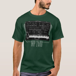 Camiseta DESIGN do Lover do Sintetizador Retroativo ARP 260