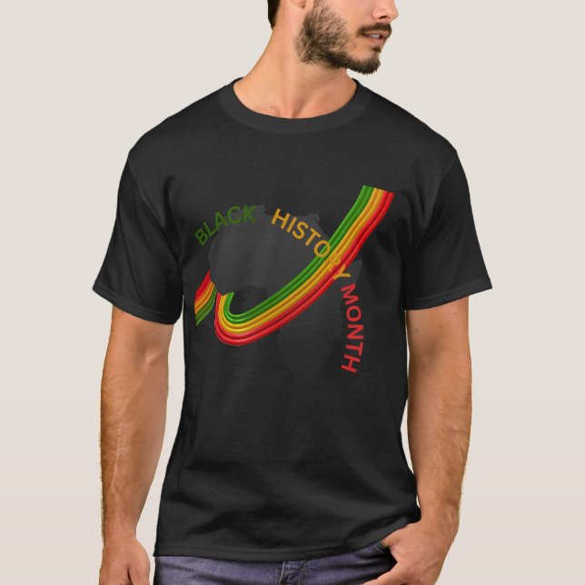Camiseta design do mês da história negra (Frente)