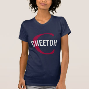 Camiseta Design do monograma do gato de Cheetoh