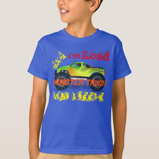Camiseta Design do monster truck (Frente)