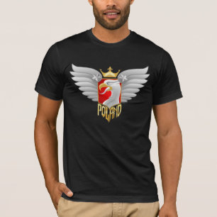 Camiseta Design do motociclista do Polônia