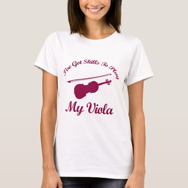 Camiseta design do musical da viola (Frente)