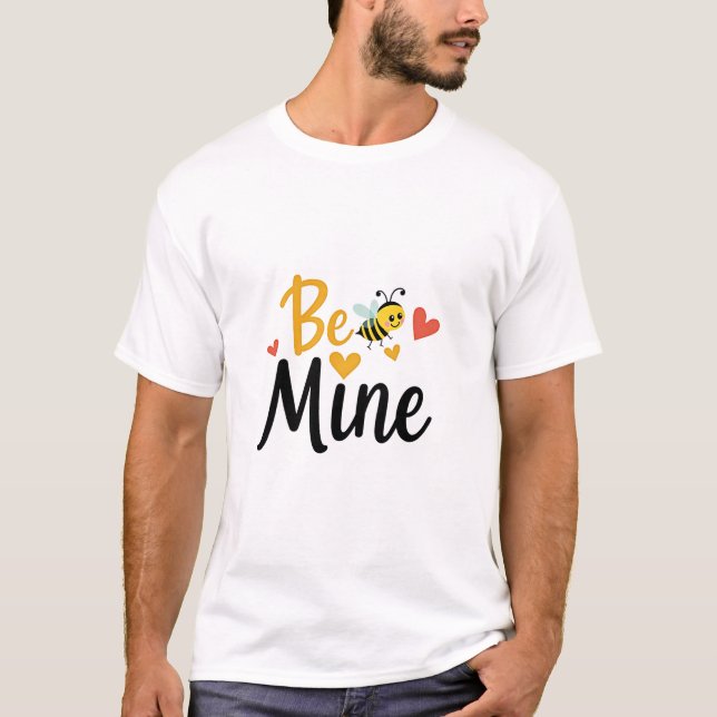 Camiseta Design do Namorados Be Mine | Amor Bastante (Frente)