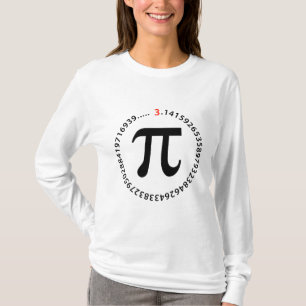 Camiseta Design do número do Pi