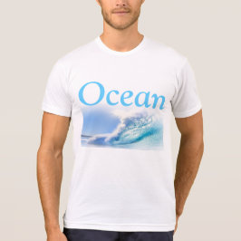 Camiseta Design do oceano da T-CAMISA