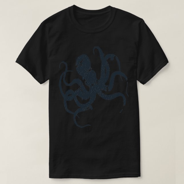 Camiseta Design do Octopus Themed Gifts do Oceano Life (Frente do Design)