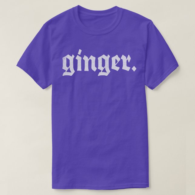 Camiseta Design do Orgulho de Ruivas Ginger (Frente do Design)