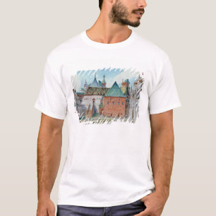 Camiseta Design do palco para a ópera de Mussorgsky modest