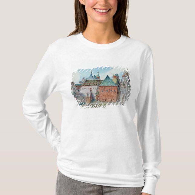 Camiseta Design do palco para a ópera de Mussorgsky modesto (Frente)