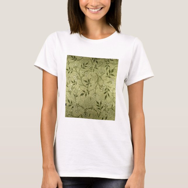 Camiseta Design do papel de parede do "jasmim", 1872 (Frente)