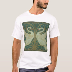 Camiseta Design do papel de parede para o painel da "cisne,