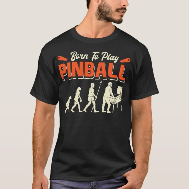 Camiseta Design do Pinball Game Pinball  (Frente)