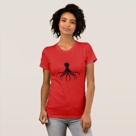 Camiseta Design do polvo em dificuldades - Bella+Canvas S f
