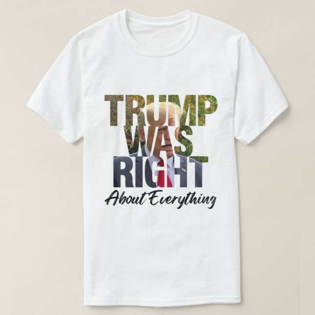 Camiseta DESIGN do Presidente dos EUA Trump T-shirt 2024 (Frente do Design)
