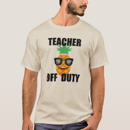 Camiseta Design do professor de serviço - Camisa-T básica d