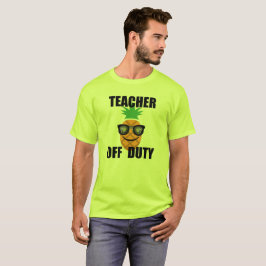 Camiseta Design do professor de serviço - Camisa-T básica d