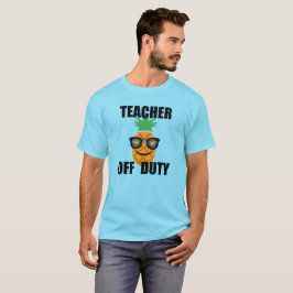 Camiseta Design do professor de serviço - Camisa-T básica d