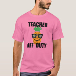 Camiseta Design do professor de serviço - Camisa-T básica d