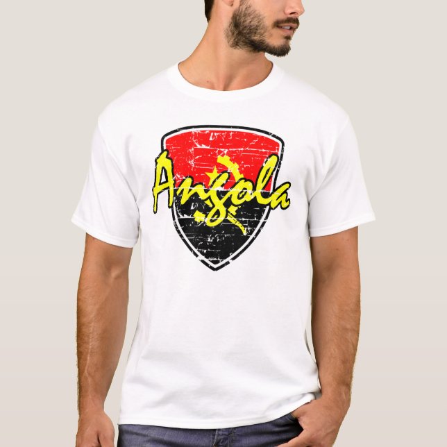 Camiseta Design do protetor de Angola (Frente)