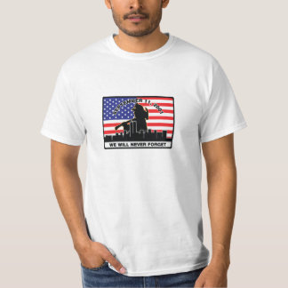 Camiseta Design do sapador-bombeiro do original 9/11